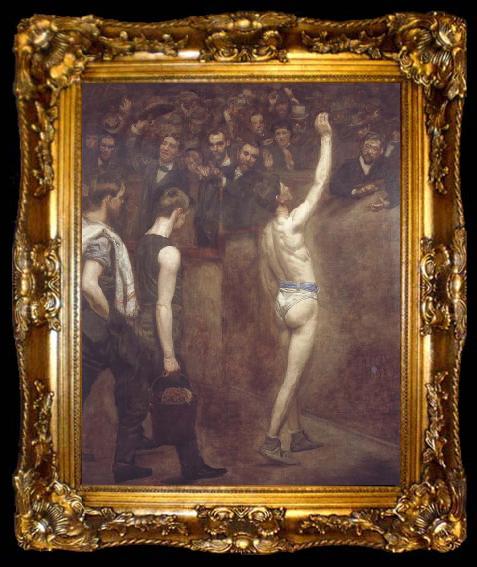 framed  Thomas Eakins Salutat, ta009-2